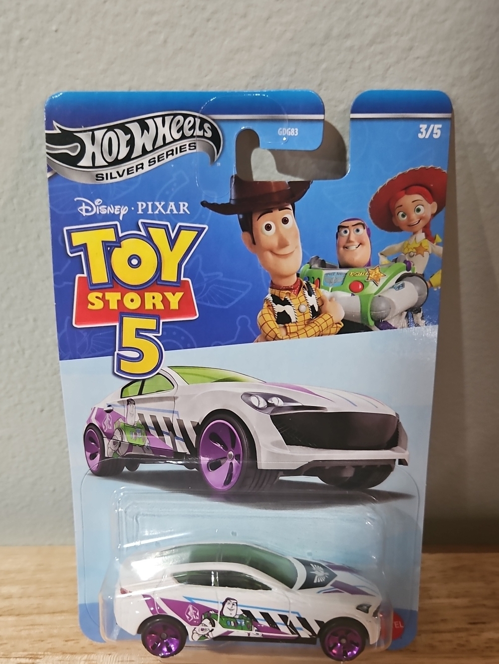 Hot Wheels Toy Story 5 Buzz Lightyear Grand Cross 3/5 Silver Series Disney